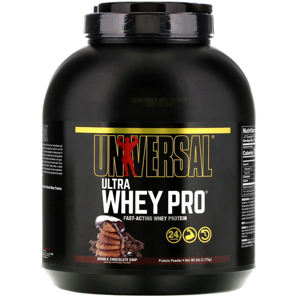 Universal Nutrition, Ultra Whey Pro, Protein Powder, Double Chocolate Chip, 5 lb (2.27 kg) - The Supplement Shop