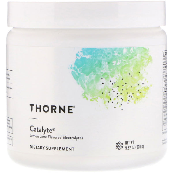 Thorne Research, Catalyte, Lemon Lime Flavored Electrolytes, 9.52 oz (270 g) - The Supplement Shop