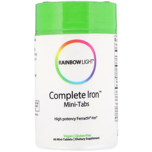 Rainbow Light, Complete Iron, Mini-Tabs, 60 Mini Tablets - The Supplement Shop