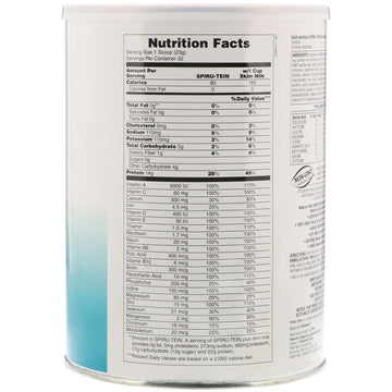 Nature's Plus, Spiru-Tein, High Protein Energy Meal, Simply Natural Original Vanilla, Unsweetened, 1.63 lbs (740 g)