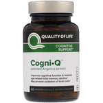 Quality of Life Labs, Cogni·Q, Cognitive Support, 200 mg, 60 VegiCaps - The Supplement Shop