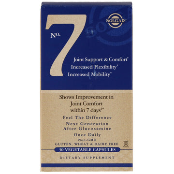 Solgar, No. 7, Joint Support & Comfort, 30 Vegetable Capsules