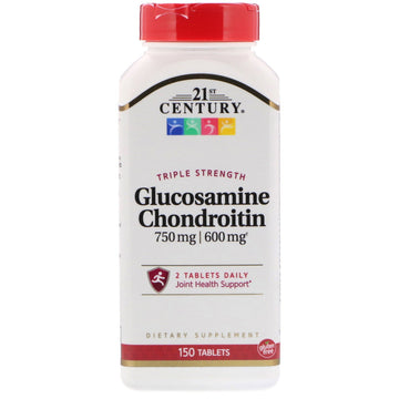 21st Century, Glucosamine 750 Chondroitin 600  Triple Strength, 150 Tablets