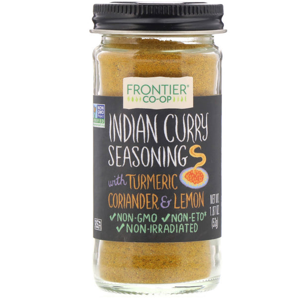 Frontier Natural Products, Indian Curry Seasoning, 1.87 oz (53 g) - The Supplement Shop