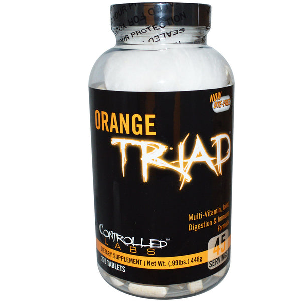 Controlled Labs, Orange Triad, Multi-Vitamin, Joint, Digestion & Immune Formula, 270 Tablets - The Supplement Shop