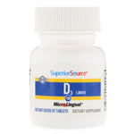 Superior Source, Extra Strength Vitamin D3, 1,000 IU, 100 MicroLingual Instant Dissolve Tablets - The Supplement Shop