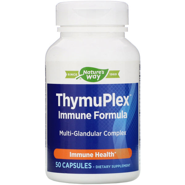 Nature's Way, ThymuPlex, Immune Formula, 50 Capsules - The Supplement Shop