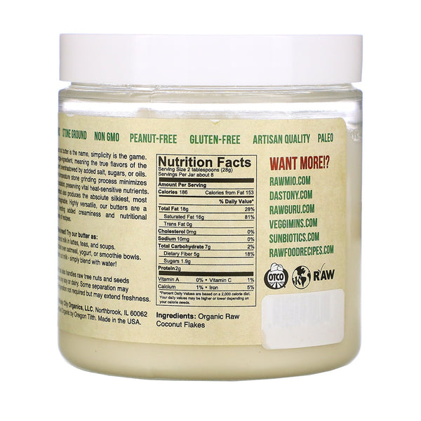 Dastony, Organic Coconut Butter, 8 oz (227 g) - The Supplement Shop
