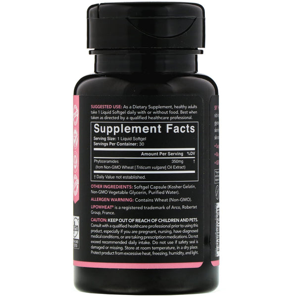 Sports Research, Phytoceramides Skin Hydration, 350 mg, 30 Softgels - The Supplement Shop