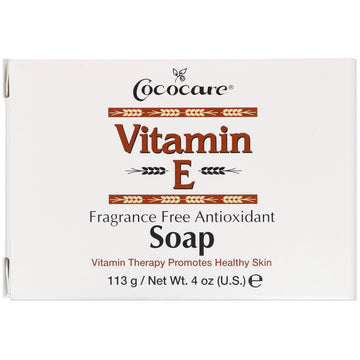 Cococare, Vitamin E Soap, Fragrance Free Antioxidant, 4 oz (113 g)