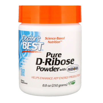 Doctor's Best, Pure D-Ribose Powder with Bioenergy Ribose, 8.8 oz (250 g)