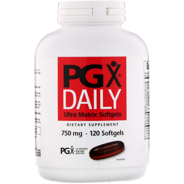 Natural Factors, PGX Daily, Ultra Matrix Softgels, 750 mg, 120 Softgels