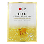 SNP, Gold Collagen Ampoule Mask, 10 Sheets, 0.84 fl oz (25 ml) Each - The Supplement Shop