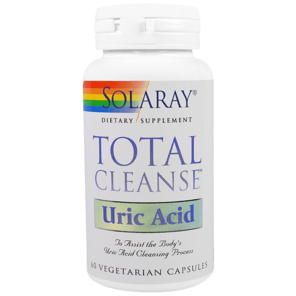 Solaray, Total Cleanse, Uric Acid, 60 Vegetarian Capsules - The Supplement Shop