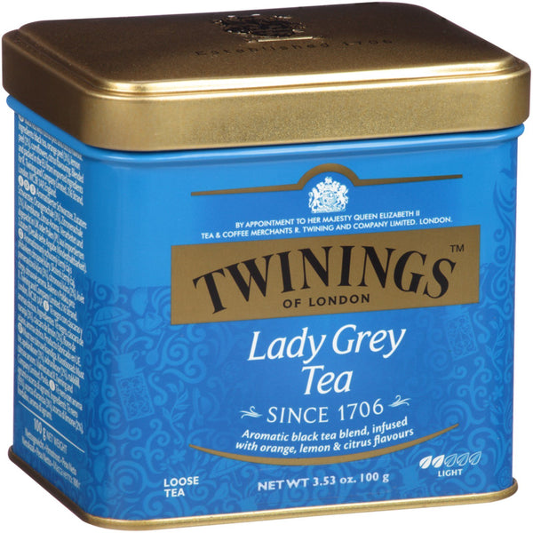 Twinings, Lady Grey Loose Tea, 3.53 oz (100 g) - The Supplement Shop