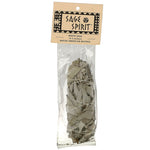 Sage Spirit, Native American Incense, White Sage, Small (4-5 Inches), 1 Smudge Wand - The Supplement Shop