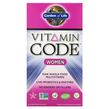 Garden of Life, Vitamin Code, Women, 240 Vegetarian Capsules