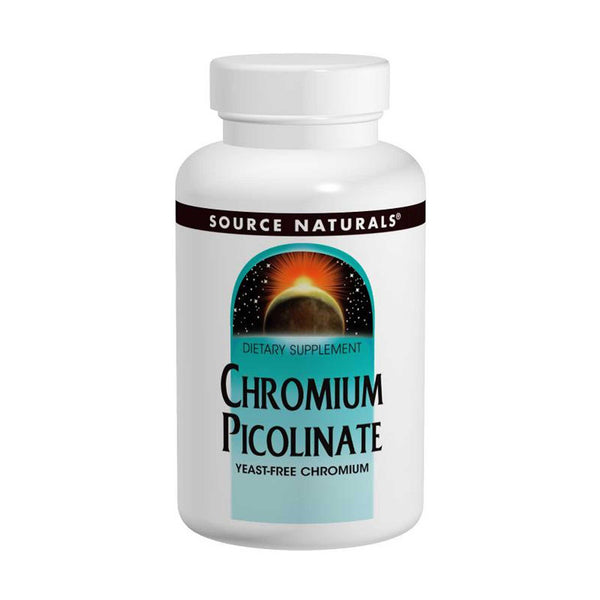 Source Naturals, Chromium Picolinate, 200 mcg, 240 Tablets - The Supplement Shop