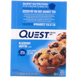 Quest Nutrition, Protein Bar, Blueberry Muffin, 12 Bars, 2.12 oz (60 g) Each - The Supplement Shop