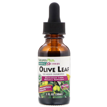 Nature's Plus, Herbal Actives, Olive Leaf, Alcohol Free, 1 fl oz (30 ml)