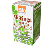 Bio Nutrition, Moringa Super Food, 5,000 mg, 60 Vegetable Capsules - The Supplement Shop