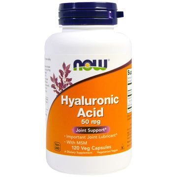 Now Foods, Hyaluronic Acid with MSM, 120 Veg Capsules