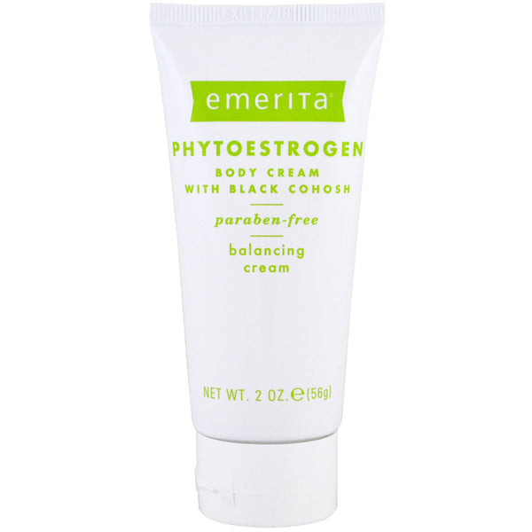 Emerita, Phytoestrogen, Body Cream, 2 oz (56 g) - The Supplement Shop