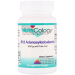Nutricology, B12 Adenosylcobalamin, 60 Vegetarian Lozenges - The Supplement Shop