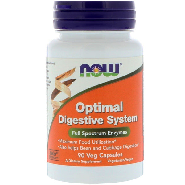 Now Foods, Optimal Digestive System, 90 Veg Capsules - The Supplement Shop