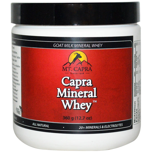 Mt. Capra, Capra Mineral Whey, 12.7 oz (360 g) - The Supplement Shop