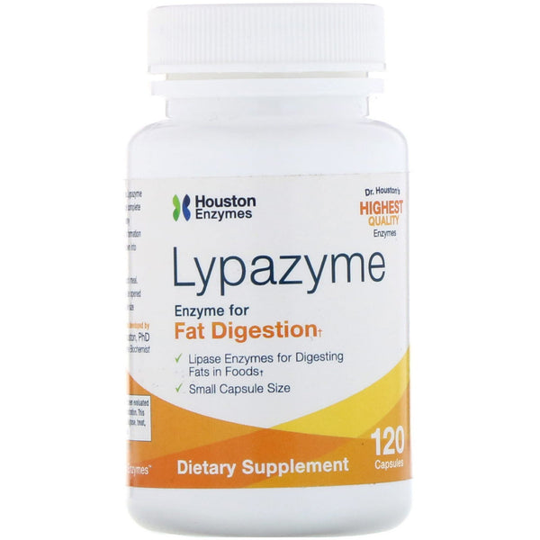 Houston Enzymes, Lypazyme, 120 Capsules - The Supplement Shop