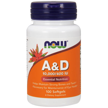 Now Foods, A&D, Essential Nutrition, 100 Softgels