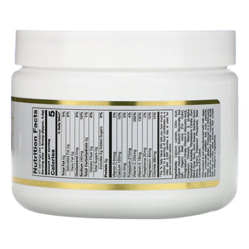 California Gold Nutrition, Beverages, HydrationUP®, Electrolyte Mix with Vitamin D, Calcium, Iron and Potassium, Tropical, 8 oz (227 g)