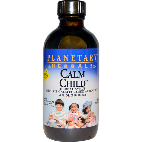 Planetary Herbals, Calm Child, Herbal Syrup, 4 fl oz (118.28 mL) - The Supplement Shop