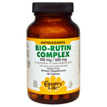 Country Life, Bio-Rutin Complex, 500 mg / 500 mg, 90 Tablets - The Supplement Shop