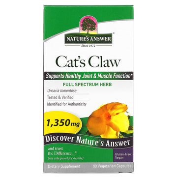 Nature's Answer, Cat's Claw, 1,350 mg, 90 Vegetarian Capsules