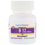 Superior Source, Cyanocobalamin B12, 1,000 mcg, 100 Tablets - The Supplement Shop