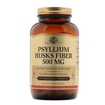 Solgar, Psyllium Husks Fiber, 500 mg, 200 Vegetable Capsules - The Supplement Shop