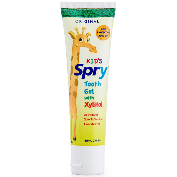 Xlear, Kid's Spry, Tooth Gel with Xylitol, Original, 2.0 fl oz (60 ml) - The Supplement Shop