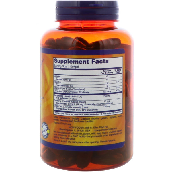 Now Foods, Sports, CLA Extreme, 90 Softgels - The Supplement Shop