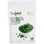 Sunfood, Broken Cell Wall Chlorella Tablets, 250 mg, 912 Tablets, 8 oz (227 g) - The Supplement Shop