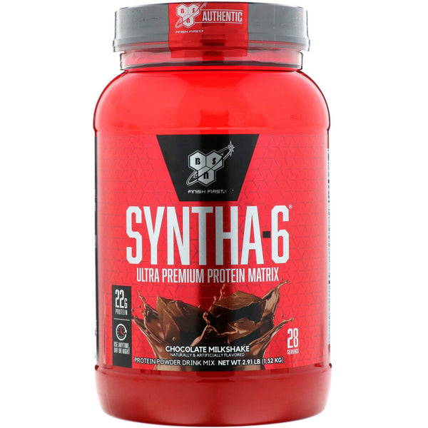 BSN, Syntha-6, Ultra Premium Protein Matrix, Chocolate Milkshake, 2.91 lbs (1.32 kg) - The Supplement Shop