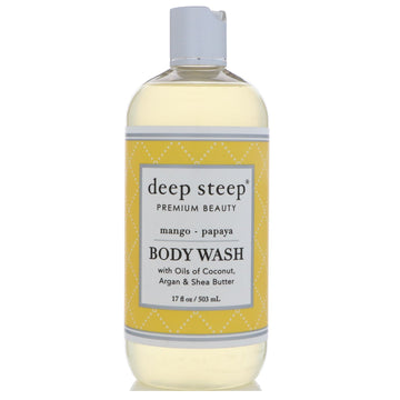 Deep Steep, Body Wash, Mango Papaya, 17 fl oz (503 ml)