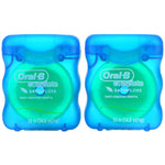 Oral-B, Complete, Satin Floss, Mint, 2 Pack, 54.6 yd (50 m) Each - The Supplement Shop