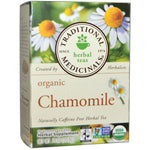 Traditional Medicinals, Herbal Teas, Organic Chamomile, Naturally Caffeine Free, 16 Wrapped Tea Bags, .74 oz (20.8 g) - The Supplement Shop