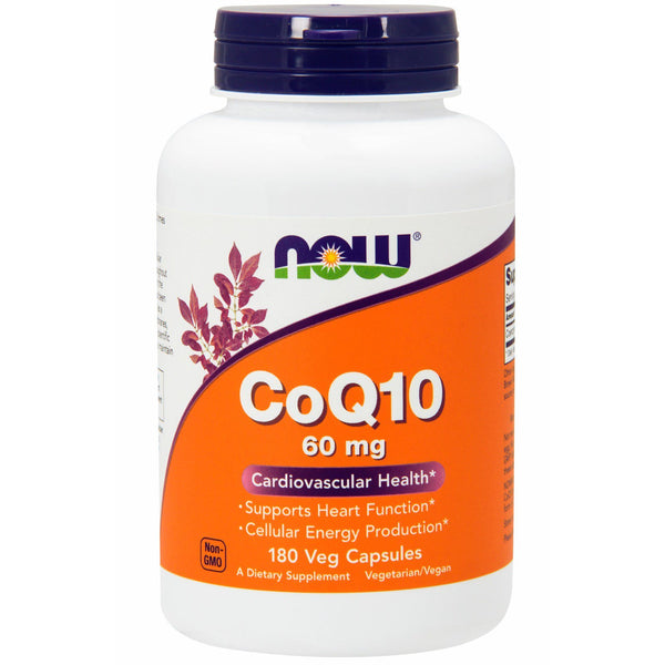 Now Foods, CoQ10, 60 mg, 180 Veg Capsules - The Supplement Shop