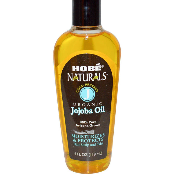 Hobe Labs, Naturals, Organic Jojoba Oil, 4 fl oz (118 ml) - The Supplement Shop