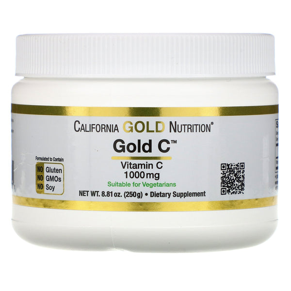 California Gold Nutrition, Gold C Powder, 8.81 oz (250 g) - The Supplement Shop