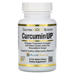 California Gold Nutrition, CurcuminUP, Omega-3 Curcumin Complex, Inflammation Support, 30 Fish Gelatin Softgels - The Supplement Shop