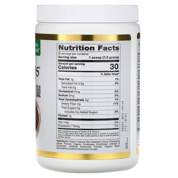 California Gold Nutrition, Superfoods, CocoCeps, Organic Cocoa, Cordyceps & Reishi, 7.93 oz (225 g)